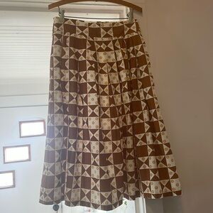 Lisa Says Gah Greta Skirt Toasted Pecan